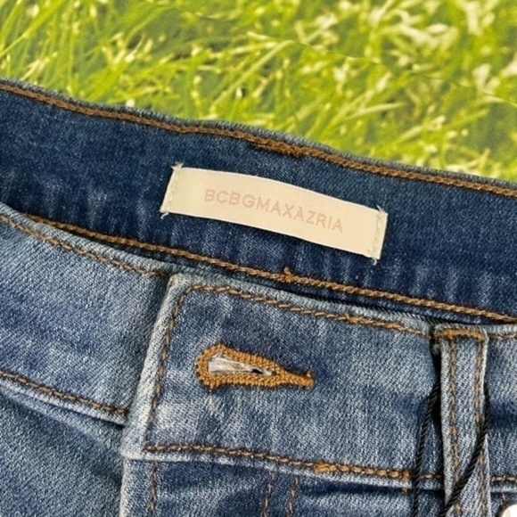 BCBG Blue Distressed Denim Shorts 27 - Picture 14 of 16